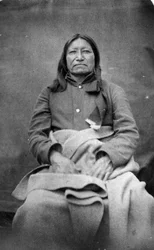 Spotted Tail, chef Sioux, vers 1870